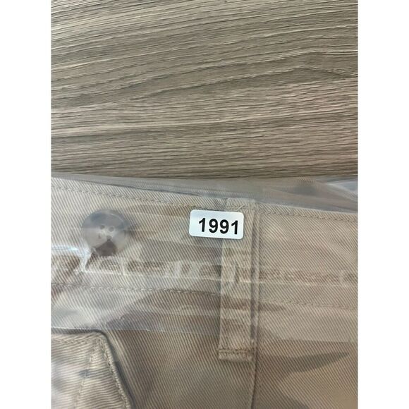 Banana Republic Riding Pants Tie Ankle Cargo Button Fly Khaki Women's 8 Long NWT - Picture 10 of 10